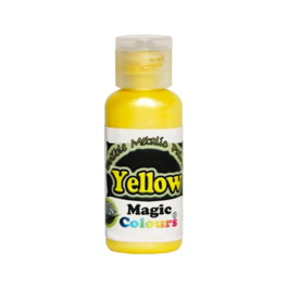 PINTURA MGICA COMESTVEL MAGIC COLOURS AMARELO - YELLOW 32 G