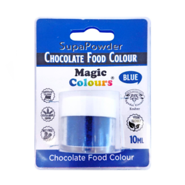 [P. CADUC.] CORANTE EM PÓ PARA CHOCOLATE MAGIC COLOURS AZUL - BLUE 10 ML