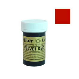 CORANTE EM PASTA ESPECTRAL SUGARFLAIR - VELVET RED / VERMELHO 25 G