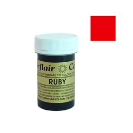 CORANTE EM PASTA ESPECTRAL SUGARFLAIR - RUBY / RUBI 25 G