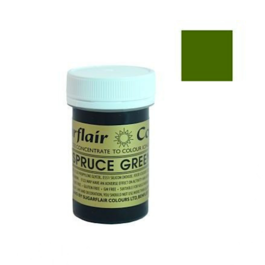 CORANTE EM PASTA ESPECTRAL SUGARFLAIR - SPRUCE GREEN / VERDE ABETO 25 G