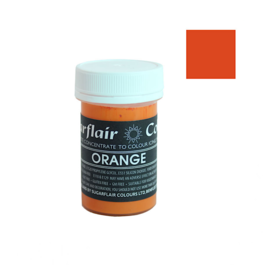 CORANTE EM PASTA PASTEL SUGARFLAIR - ORANGE / LARANJA 25 G