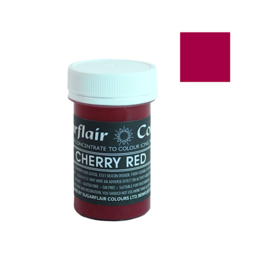 CORANTE EM PASTA PASTEL SUGARFLAIR - CHERRY RED / VERMELHO CEREJA 25 G