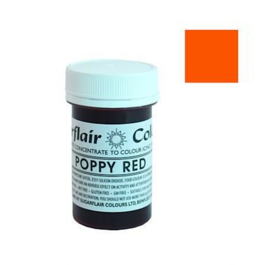 CORANTE EM PASTA TARTRANIL SUGARFLAIR - POPPY RED / VERMELHO POPPY 25 G