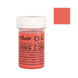 CORANTE EM PASTA ESPECTRAL SUGARFLAIR - LIVING CORAL / CORAL VIVO 25 G