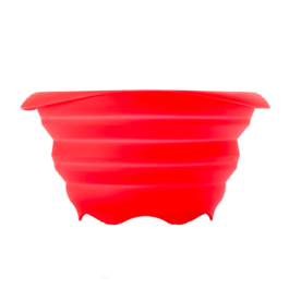 COADOR DE SILICONE DOBRÁVEL PAVONI - VERMELHO 14 CM