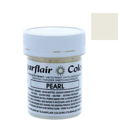 TINTA PARA CHOCOLATE SUGARFLAIR - PEARL / BRANCO 35 G