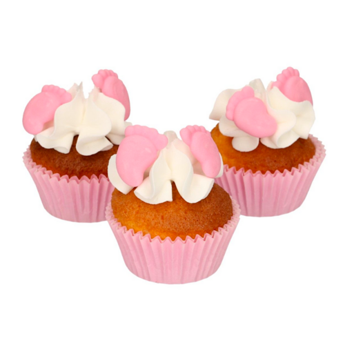 DECORAES DE ACAR FUNCAKES - PS DE BEB ROSA