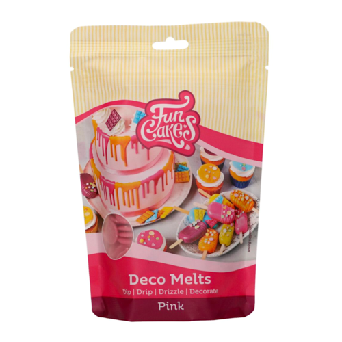 DECO MELTS FUNCAKES ROSAS 250 G