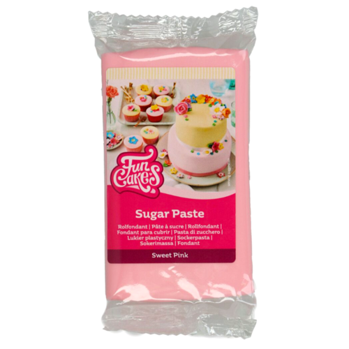 PASTA DE ACAR FUNCAKES - ROSA 250 G