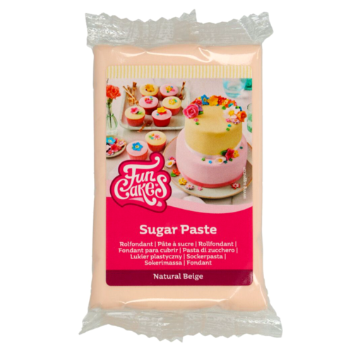 PASTA DE ACAR FUNCAKES - BEIGE NATURAL 250 G