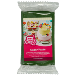 PASTA DE AÇÚCAR FUNCAKES - VERDE FLORESTAL 250 G