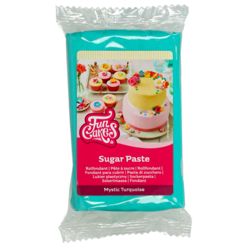 PASTA DE ACAR FUNCAKES - TURQUESA MSTICO 250 G