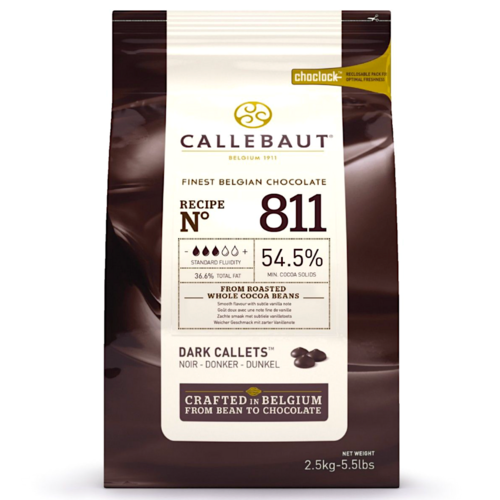 CALLETS DE CHOCOLATE PRETO CALLEBAUT 2,5 KG