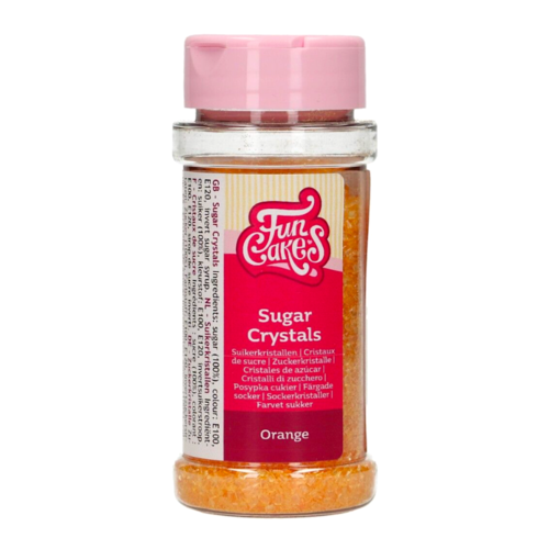 CRISTAIS DE ACAR FUNCAKES - LARANJA 80 G