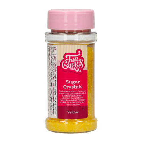 CRISTAIS DE ACAR FUNCAKES - AMARELO 80 G