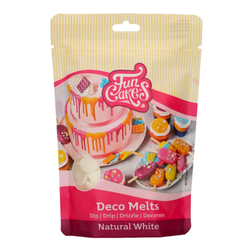 DECO MELTS FUNCAKES BRANCO NATURAL (SEM E-171) - 250 G