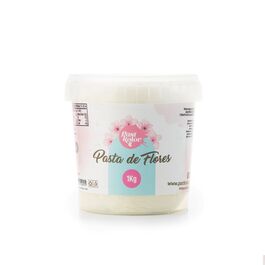 PASTA DE FLORES BRANCA - 1KG