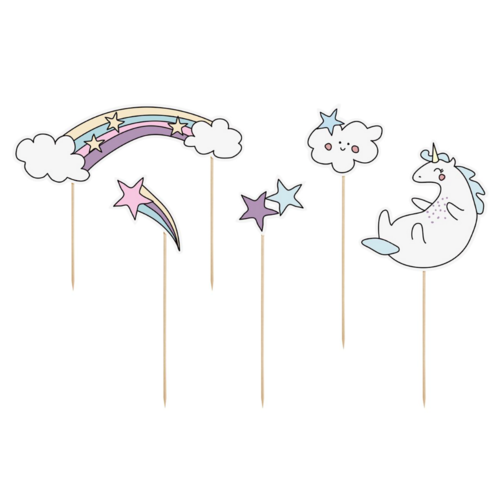 TOPPER PARA BOLO PARTYDECO - UNICORNIO