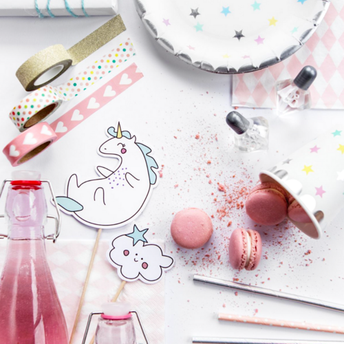 TOPPER PARA BOLO PARTYDECO - UNICORNIO