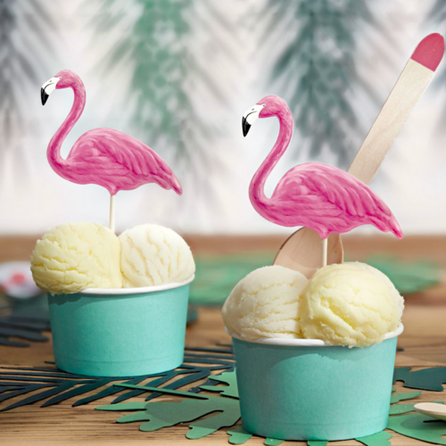 TOPPER FLAMINGOS ROSA - PARTYDECO