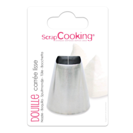 BICO DE AÇO INOXIDÁVEL SCRAPCOOKING - QUADRADO LISO