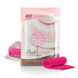 PASTA DE AUCAR PASTKOLOR ROSA FUCSIA - 1 KG