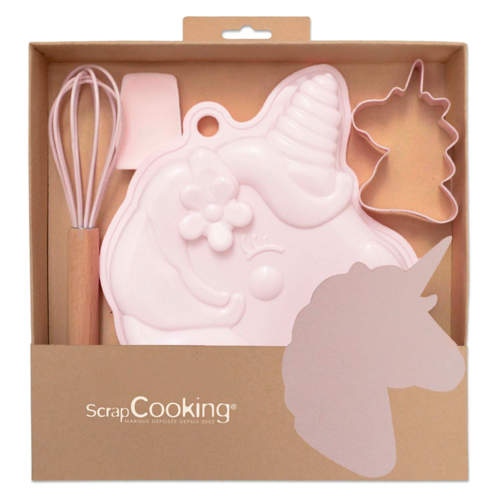 SET DE UTENSLIOS SCRAPCOOKING - UNICRNIO