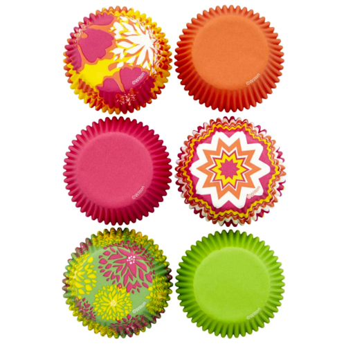 SET CAPSULAS CUPCAKE WILTON - FLORAL