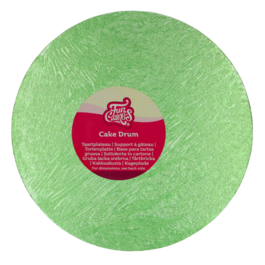 CAKE DRUM REDONDO VERDE CLARO (FUNCAKES) - 30 CM Ø