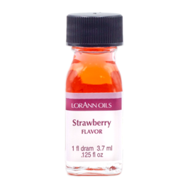 AROMA CONCENTRADO LORANN - MORANGO / STRAWBERRY (3,7 ML)