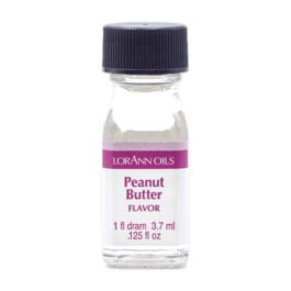 AROMA CONCENTRADO LORANN - MANTEIGA DE AMENDOIM / PEANUT BUTTER (3,7 ML)