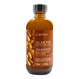 EMULSÃO DE PADARIA LORANN - AMÊNDOA / ALMOND (118 ML)