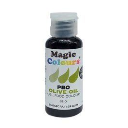 CORANTE EM GEL PRO MAGIC COLOURS VERDE OLIVA - OLIVE OIL 32 G