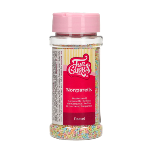 PROLAS DE ACAR (NONPAREILS) FUNCAKES - CORES PASTEL 80 G