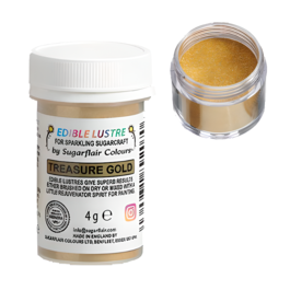 GLITTER COMESTÍVEL SUGARFLAIR - TREASURE GOLD (10 G)