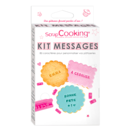 MARCADOR DE LETRAS SCRAPCOOKING - KIT MENSAGEM