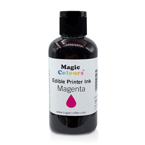 FRASCO DE RECARGA DE TINTA COMESTVEL "MAGIC COLOURS" - MAGENTA (55 ML)