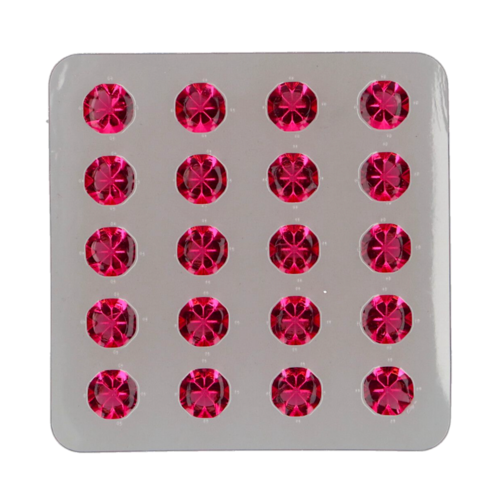 DIAMANTES COMESTVEIS DE GELATINA FUNCAKES - COR-DE-ROSA