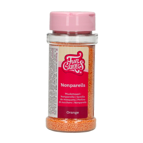 PROLAS DE ACAR (NONPAREILS) FUNCAKES - LARANJA 80 G