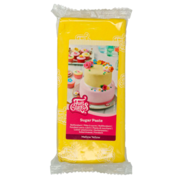 PASTA DE AÇUCAR FUNCAKES- AMARELO 1 KG