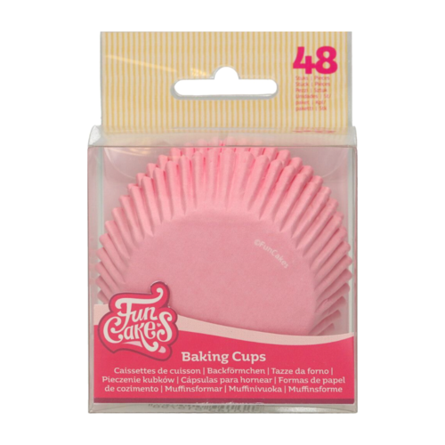 CPSULAS PARA CUPCAKES FUNCAKES - ROSA BEB