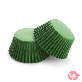 CPSULAS CUPCAKE VERDES - 24 UNIDADES