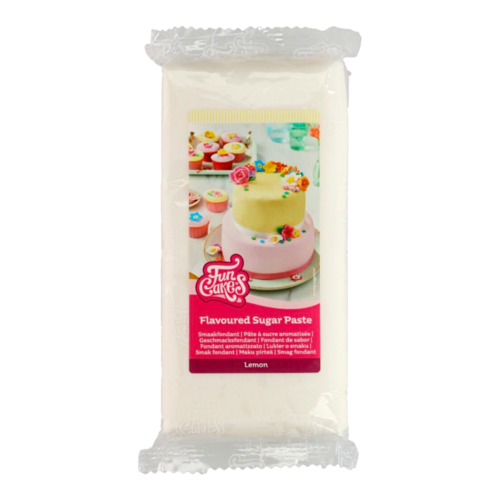 PASTA DE AUCAR DE SABOR FUNCAKES - BRANCO LIMO 1 KG