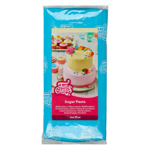 PASTA DE AUCAR FUNCAKES - AZUL MARINHO 1 KG