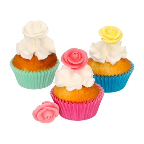 DECORAES EM ACAR FUNCAKES - CORES ROSAS