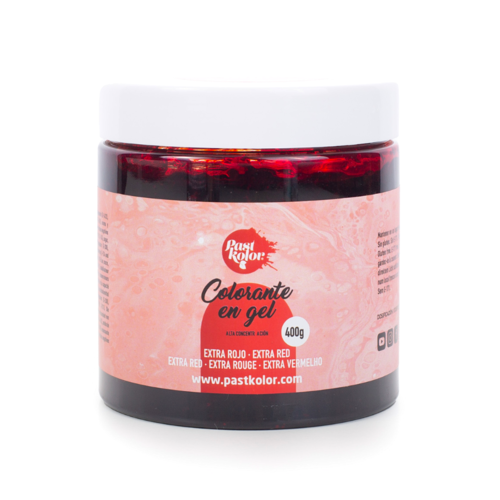 CORANTE DE GEL PASTKOLOR - EXTRA VERMELHO 400 G