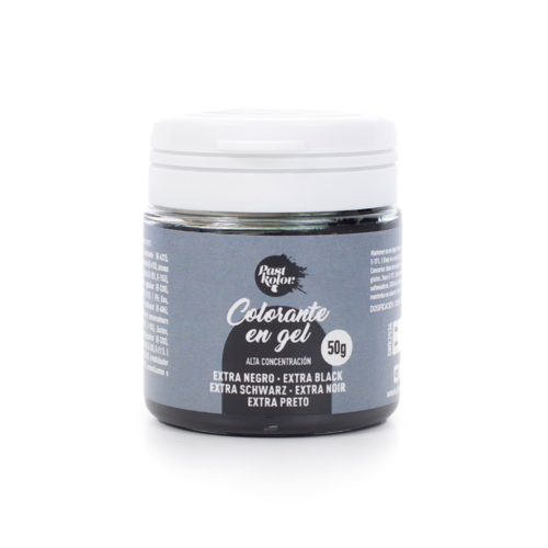 CORANTE DE GEL PASTKOLOR - EXTRA PRETO 50 G