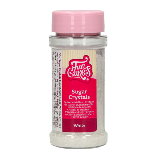 CRISTAIS DE ACAR FUNCAKES - BRANCOS 80 G