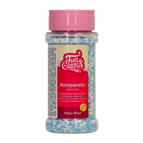 PROLAS DE ACAR (NONPAREILS) FUNCAKES - MIX AZUL BEBE [80 G]